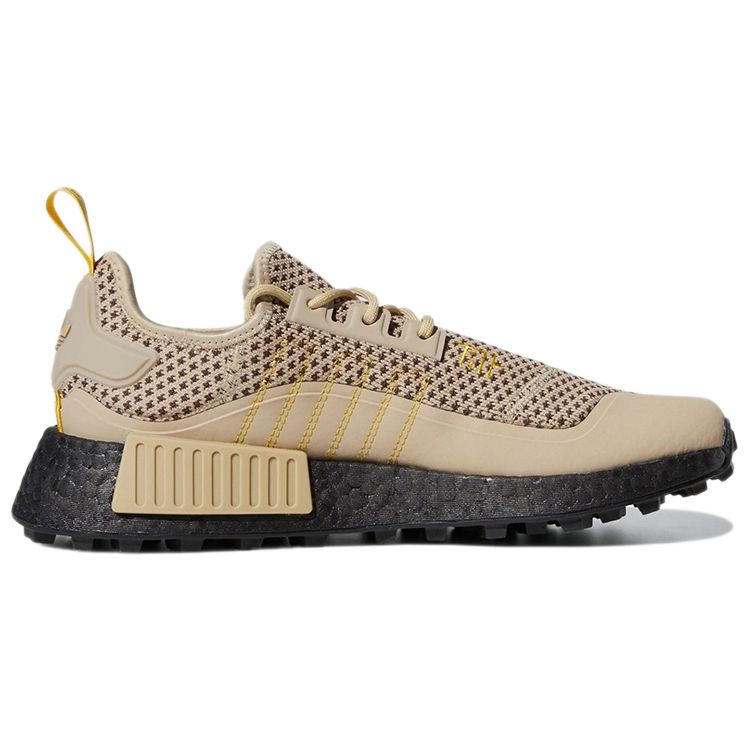 Marvel x adidas NMD_R1 Trail Groot Унисекс Кроссовки Коричневый След-Хаки Туманно-Желтый GX1208