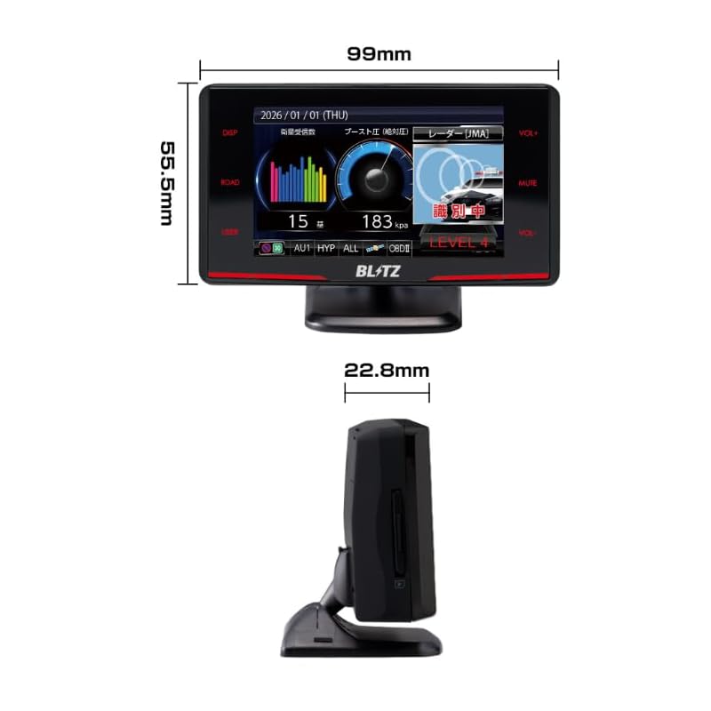 BLITZ Touch-LASER TL316RW: Имеет функцию Wi-Fi! Совместимо с приборами контроля скорости JMA-600, JMA-520 и JMA-401! Функция сканирования MSSS