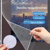 Punch-Free Velcro Anti-Mosquito Screen - Easy Install Invisible Net Curtain
