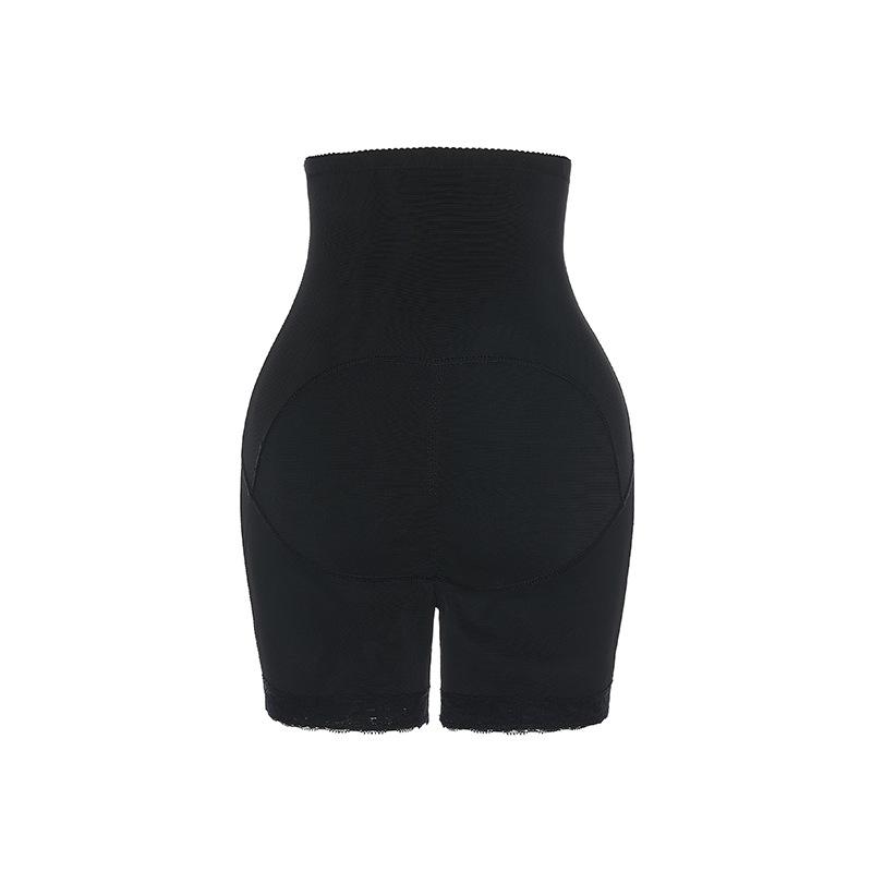 High Waist Buckle Mesh Tummy Control Butt Lift Shapewear Pants