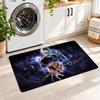 Flannel Kitchen Mat Hellraiser Pinhead Soft Area Rug Non Slip Floor Carpet Home Decoration