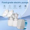Double Electric Breast Pump, Portable Breast Milk Pump with 4 Modes 9 Levels, 10 Breastmilk Storage Bags, Anti-Backflow, Pain Free Breast Pump
