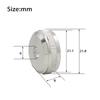3pcs Metal Trumpet Valve Screw Silver Valve Button Screw  For Trumpet Repair