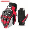 Breathable Motorcycle Gloves Full Finger Touch Screen Compatible Moto Racing Protective Gloves for Bicycle And Summer Use