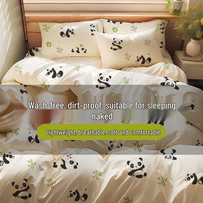 JAJALIN Одноразовый дорожный комплект постельного белья из 4 предметов