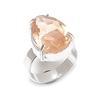 Морганит Драгоценный камень 925 Стерлинговое серебро Ювелирное кольцо Размер 8