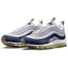 Nike Air Max 97 Sashiko Ретро Прочные Низкие Повседневные Кроссовки Унисекс Кроссовки Серый Синий FB1851-131