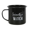 I´m Secretly A Witch Enamel Mug