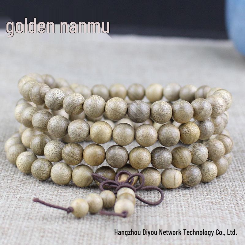 Деревянные браслеты из бусин сандалового дерева - 108 бусин, унисекс украшения для пар