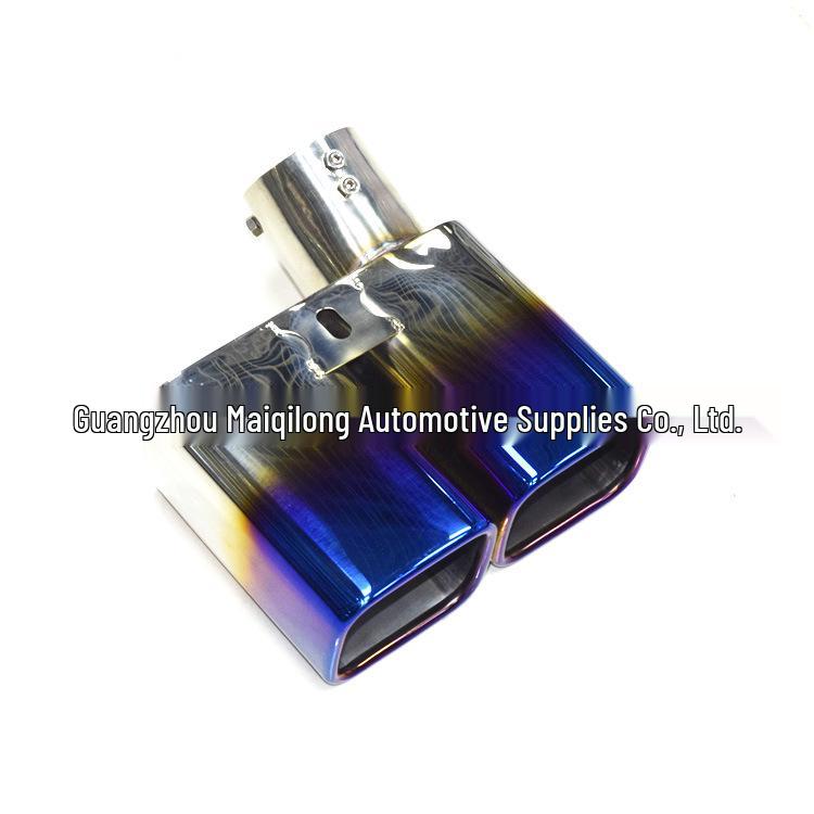 Квадратная выхлопная труба с двойным выходом Toyota Alphard для модификации