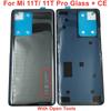 Стекло CE для Xiaomi 11T / 11T Pro Крышка аккумулятора Жесткая задняя крышка Панель заднего корпуса + Наклейка-рамка камеры Клейкий клей