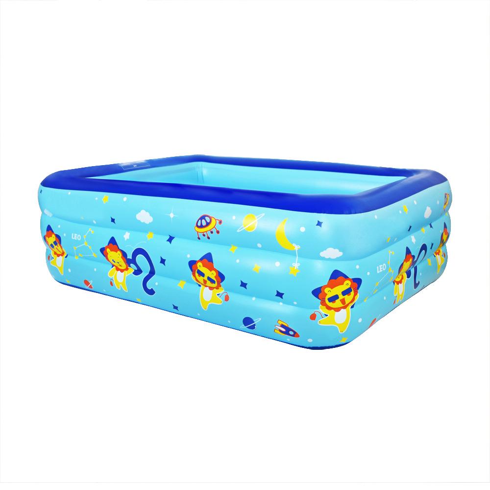 Large Foldable Inflatable Pool for Kids & Adults - Home & Outdoor Water Play