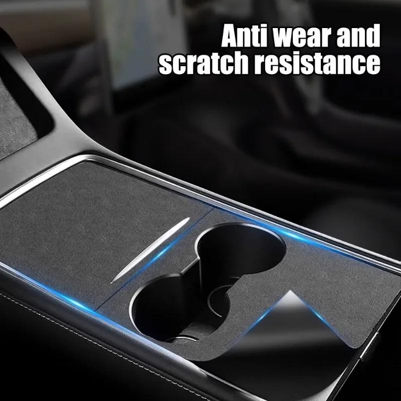 Защитная пленка для центральной консоли автомобиля Tesla Model 3/Y, защитная декоративная наклейка для салона автомобиля, аксессуары для модификации и стайлинга