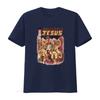 Jurassic Jesus Riding Dinosaur Comics T Shirt For Unisex And Unisex Vintage Washed Soft Graphic Top For Everyday Wear