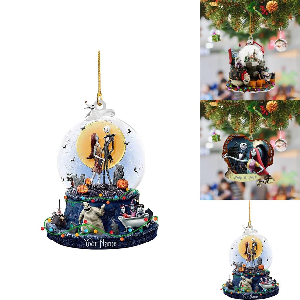 Кошмар перед Рождеством Джек Салли Рождественская елка Акриловая подвеска украшение