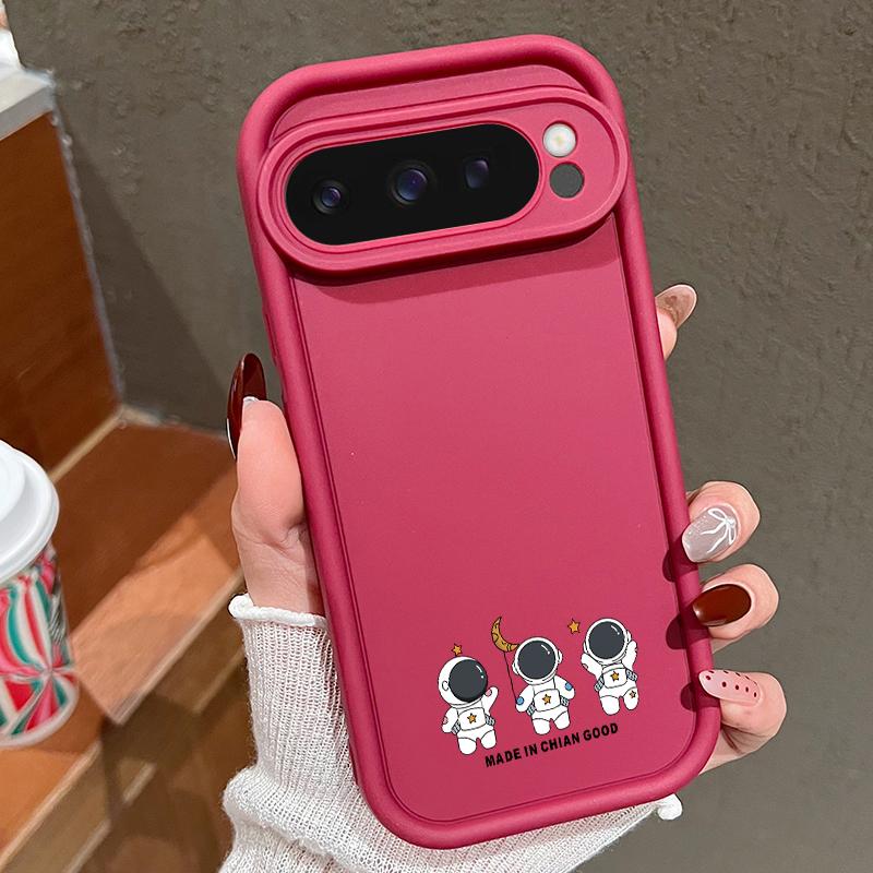 Милый чехол с изображением планеты, звезды, астронавта, TPU, противоударный чехол для Google Pixel 9 Pro XL 8 Pro 8A, защитный матовый мягкий чехол для телефона