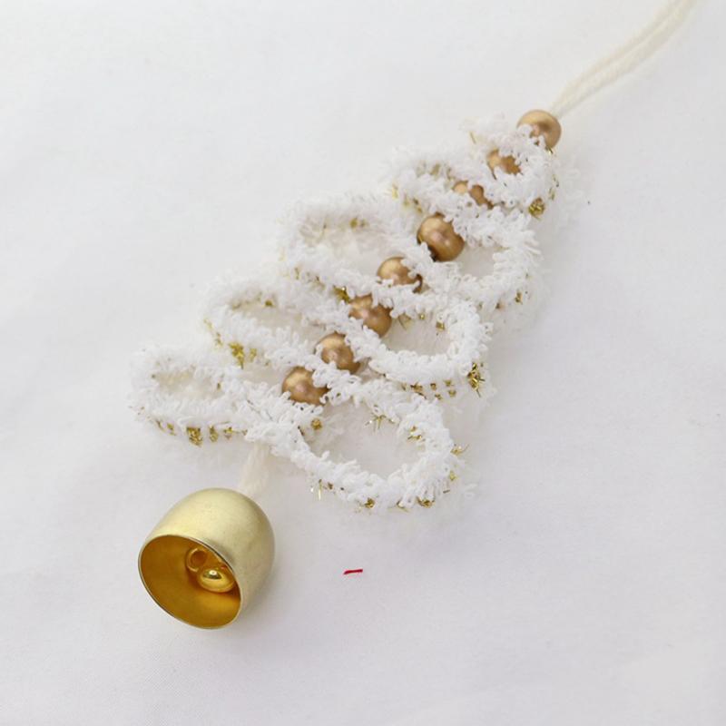 Богемные плетеные вручную рождественские подвески из хлопковой веревки, плетеный рождественский шар, колокольчик, кисточка, подвесные украшения для фестивальной вечеринки