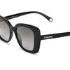 Chanel Logo Irregular Shape Sunglasses Women sunglasses Black 22660587
