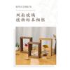Double-Sided Transparent Glass Frame Creative Décor for Plants, Leaves, and Papercuts Versatile Picture Frame Artwork Display