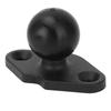 1 Inch Ball Mount Base Aluminum Alloy Rubber Universal Electronic Device Mounting Base with AMPS Hole