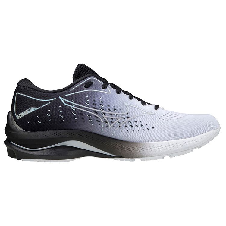 Mizuno Кроссовки унисекс Wave Rider 25 Osaka Marathon Белый Серебристый J1GC210801