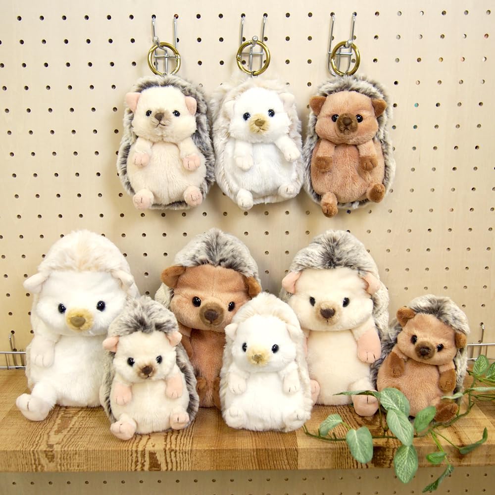 SunLemon Fluffys Плюшевый Средний 13 x 17 x 21 Пушистый Отличная Игрушка, Еж, BR, см, Коричневый, Животное, Пополнение, Подарок, P-9862