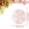 3D Плюшевая Подушка-Обнимашка 'Розовая Конфета-Трость' - Креативное Рождественское Украшение
