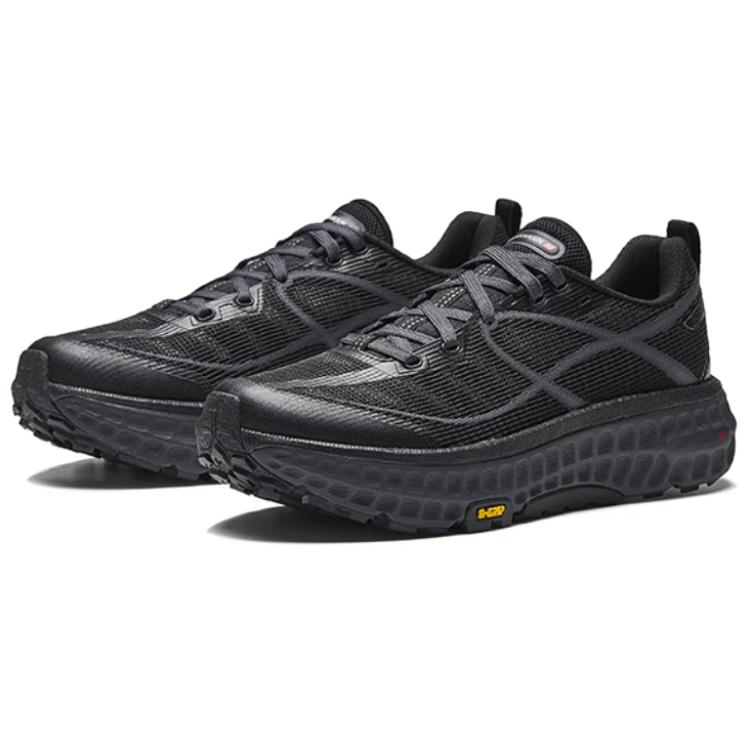 Anta Champion All Walks 2 Универсальные Дышащие Нескользящие Низкие Повседневные Кроссовки для Бега Женские кроссовки Черный 122535534A-2