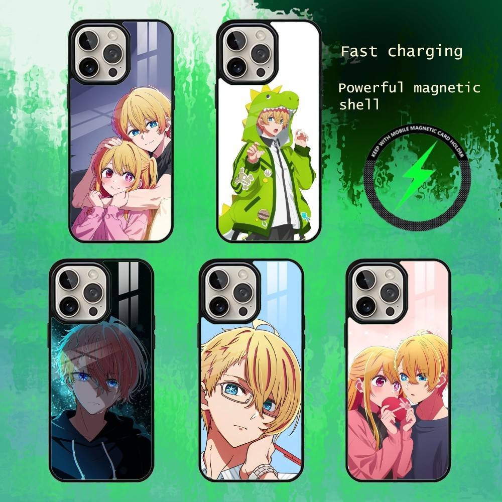 O-Oshi NO-KO Phone Case For iPhone17,16,15,14,13 Plus,Pro Max Magnetic For Magsafe Wireless Charging