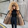 Women Artificial Fur Coat  Elegant Thick Warm Fashion Outerwear Long  Jacket