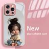 Чехол для телефона с рисунком милой пухлой девочки, подходит для iPhone 17 16 15 14 13 12 11 Pro/Max/Plus, противоударный и защищающий от падений