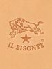 Длинный кошелек унисекс из коровьей кожи красно-коричневый [IL BISONTE] женский мужской