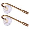 2pcs/set Home Hardware Curtain Tieback European Wall Hook Curtain Buckle,U - shaped Curtain Hooks Buckle Accessories Handle Feel