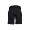 Solid Color Elastic Waist Sports Shorts Men Bottoms Black 1376955-001