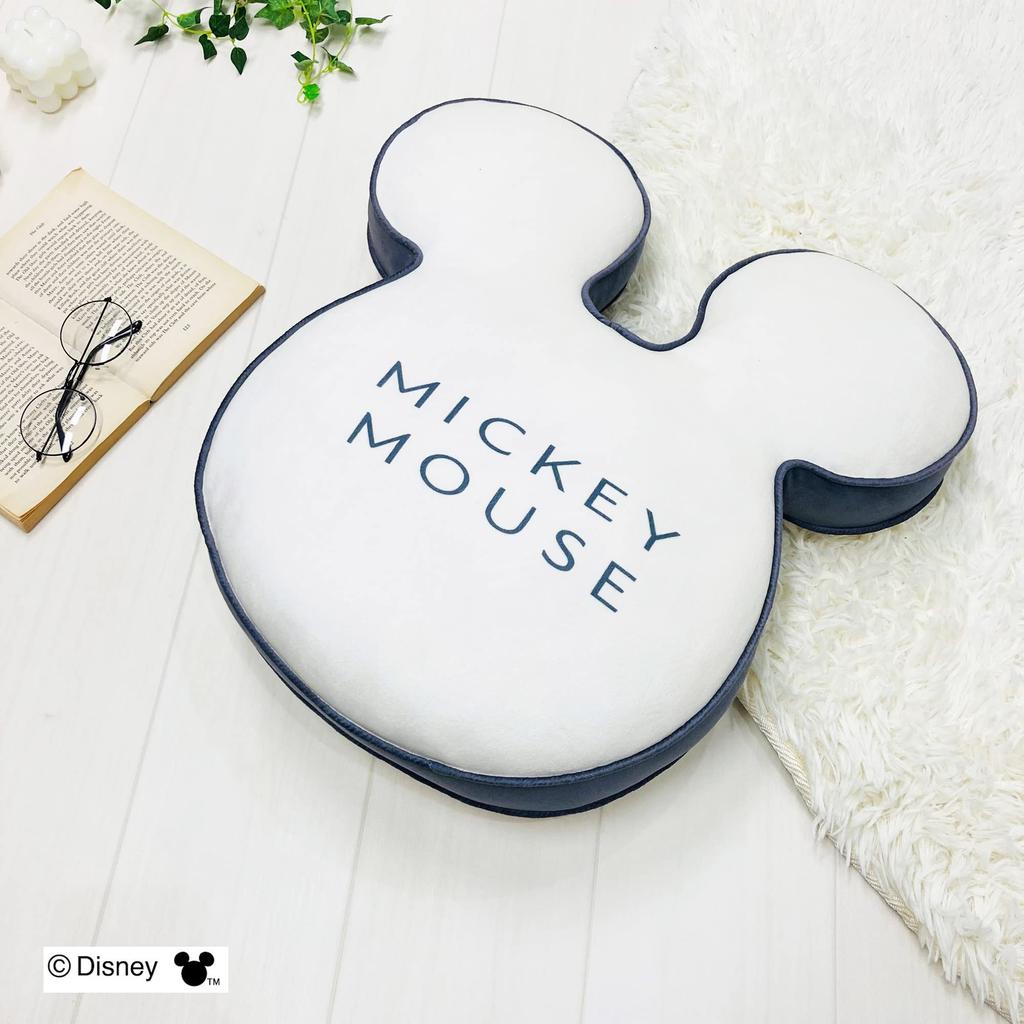 MORIPiLO Morishita Body Pillow for Children and Adults Mitsumaru Mickey Mouse Korean Style Beige 52x47cm Fluffy Material Stuffed Cushion Character