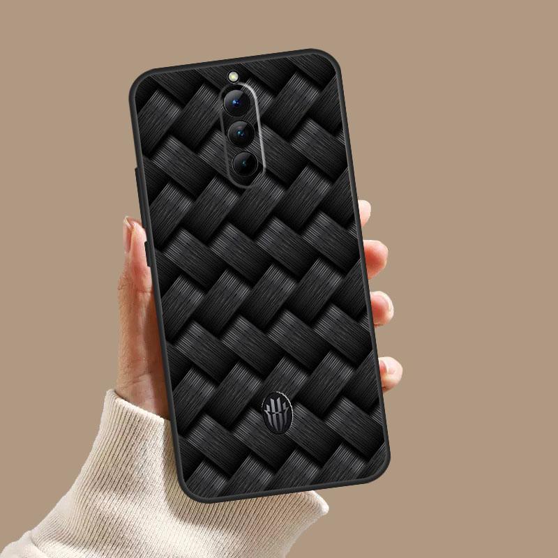 Черный Узорный Чехол Для ZTE Nubia Red Magic 11 9S 8S 8 9 10 10S Pro Plus 6 7 6S 7S Pro 5G 6R 10 Air Чехол