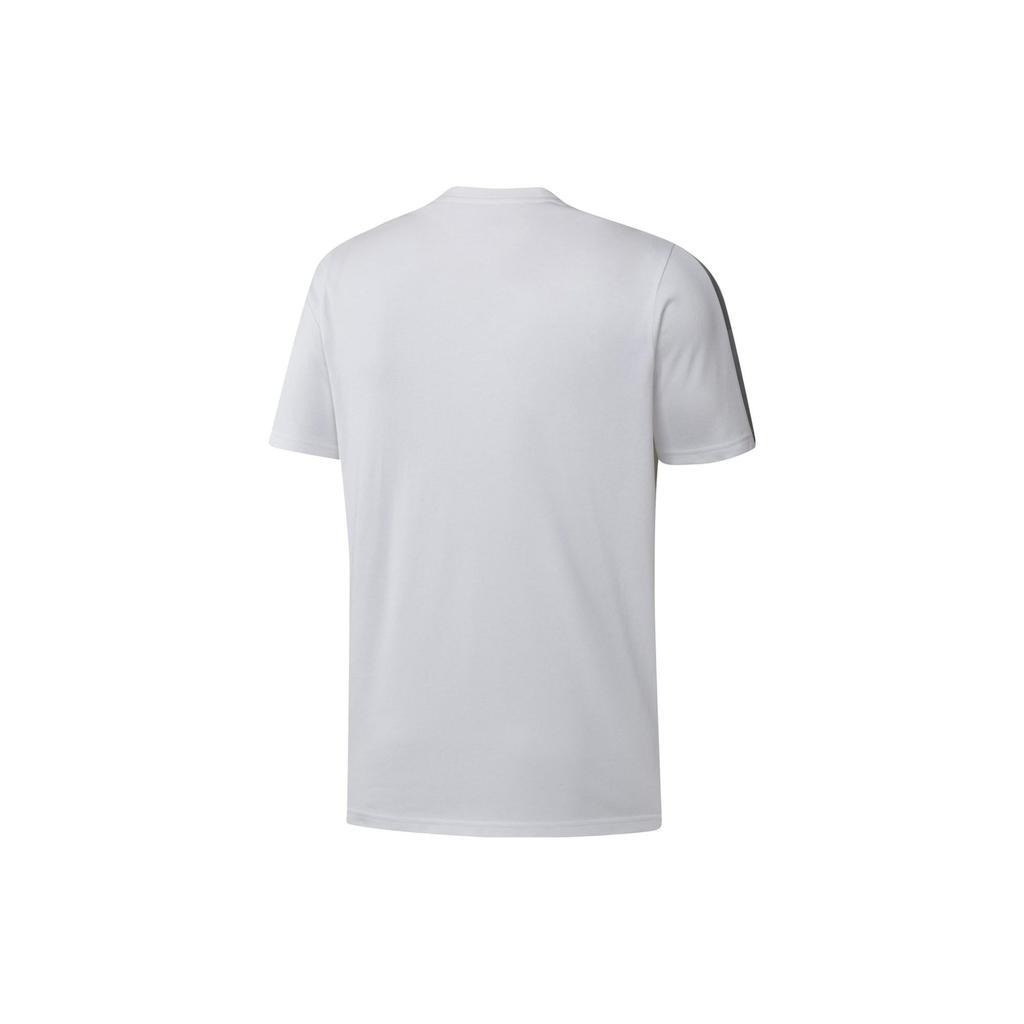Adidas T Shirts Men's White Crew Neck Moderate Straight Fit GK9431