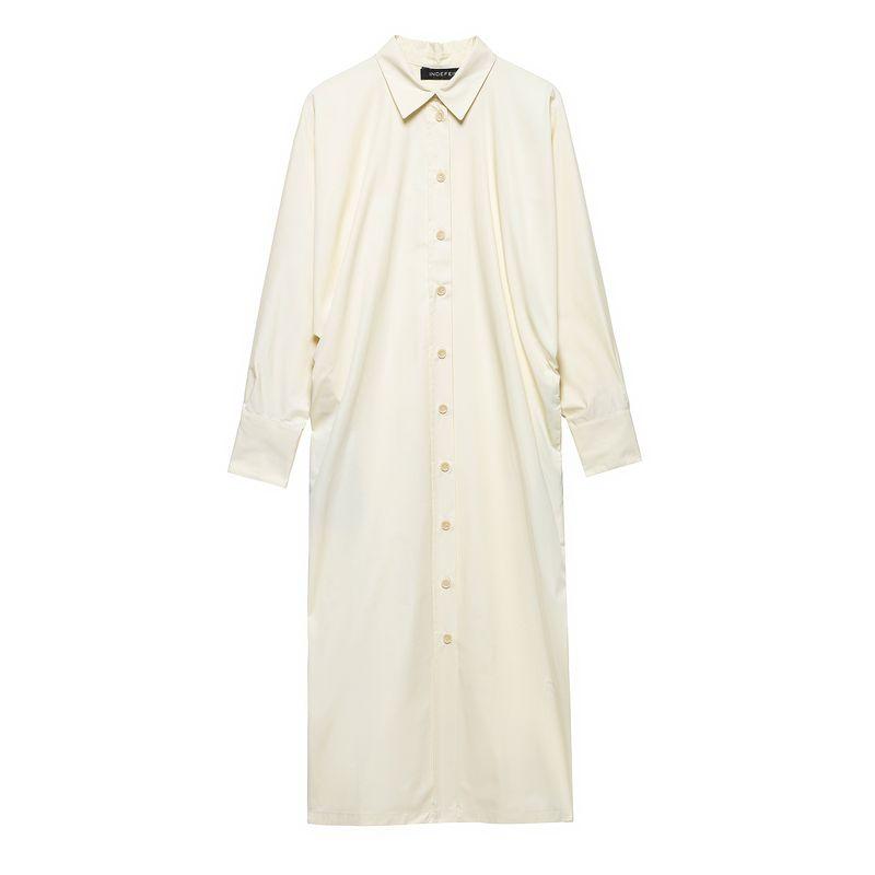 Kaslead New Women Clothes Western Style Fashion Poplin Shirt Style Dress 2946479 306
