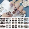 Наклейки для дизайна ногтей, самоклеящиеся обертывания для ногтей, наклейка, фольга, украшение для маникюра