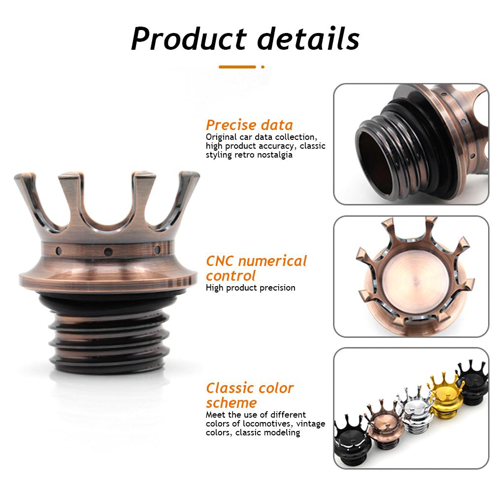 Крышка топливного бака мотоцикла Crown Style с вентиляцией, правая резьба, масляная крышка для Harley Sportster XL 883 1200 48 Softail Dana