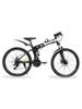 X9 21-Speed Professional Full Suspension Mountain Bike– 26” MTB with Dual Disc Brakes HeavyDuty Steel Frame for Ultimate Control