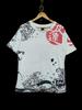 Vintage Sukajan T-Shirt: Dragon, Wave Graphic (Size M)