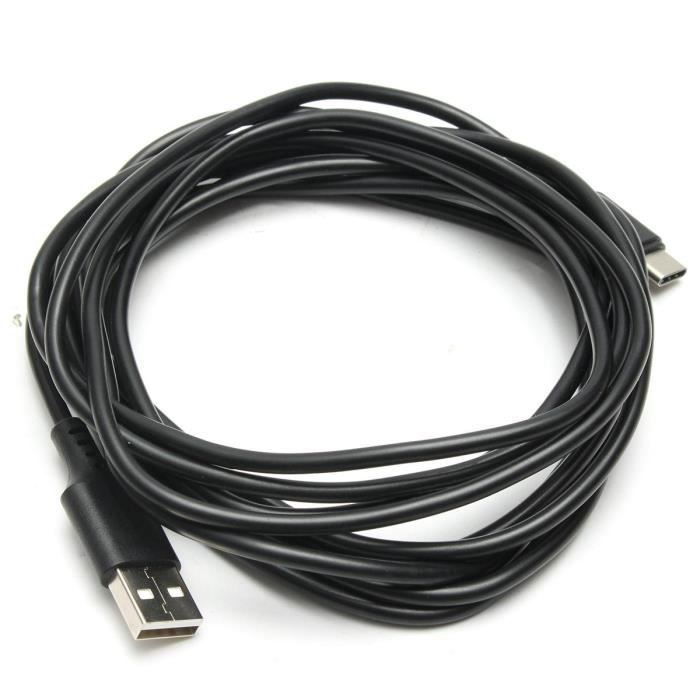 Кабель для передачи данных USB Type-C - GENERIC - Для Nintendo Switch - Реверсивный - Черный - Разъемы