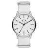 Многофункциональные часы Armani Exchange из нержавеющей стали, корпус 42 мм, белый, Ремешок