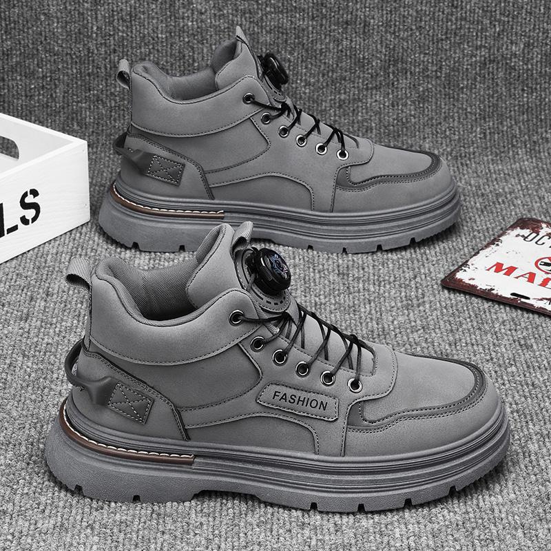 Autumn and Winter High-top Martin Boots Tooling Locomotive Shoes Men's Shoes Versatile Casual Tooling Boots