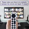 Запасной пульт ДУ для Apple TV 4K/Поколение 1 2 3 4/ HD A2843 A2737 A2169 A1842 A1625 A1427 A1469 A1378 A1218 (Нет голоса)