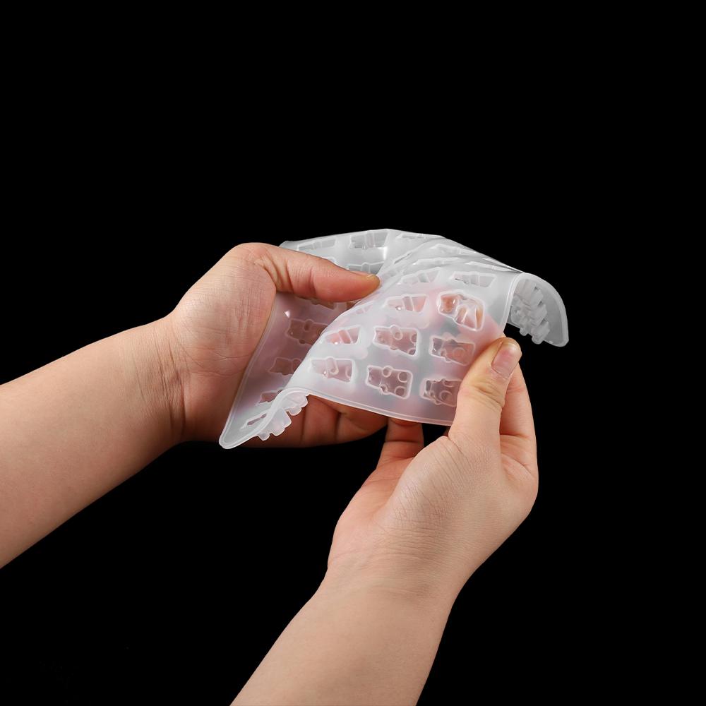 Силиконовая форма с мультяшным медведем, форма липкого медведя, форма для изготовления ювелирных изделий из эпоксидной смолы, инструмент для изготовления сережек, ожерелья, брелока, подвески