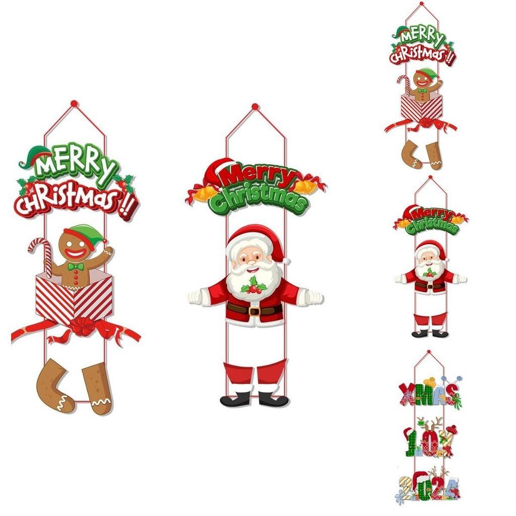 Рождественские подвески на дверь Набор из 3 шт. в разных стилях Идеально для Счастливого Рождества