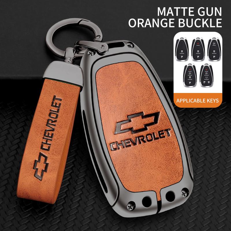AABHO1 Alloy Car Remote Key Case Cover Shell For Chevrolet Chevy Malibu Camaro Cruze Traverse Spark Equinox Sonic Volt Bolt Accessories