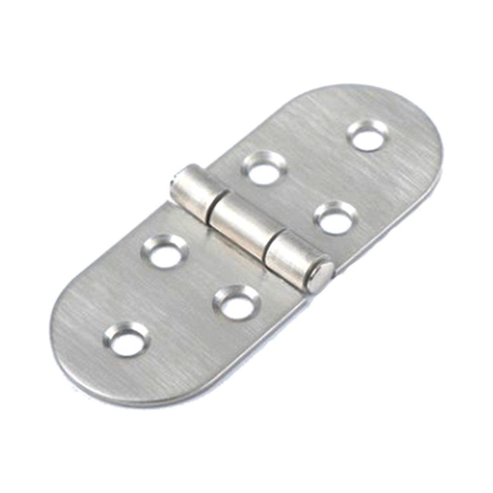 Steel 201 Cabinet Hinges 180 Degree Butterfly-shaped Door Semicircle Door Hinge Flush Hinges
